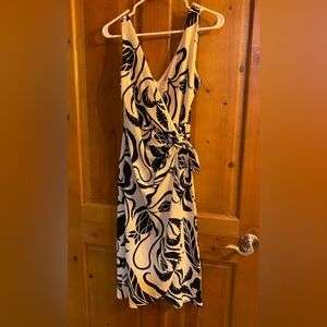 Printed Mid Length Dress